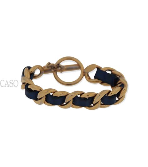 bracciale chanel in pelle|Chanel Bracciali rigidi .